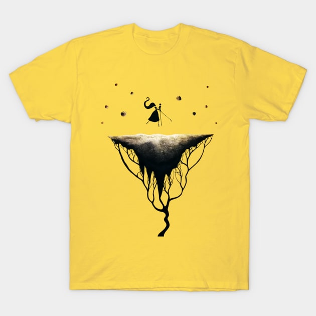 Golden Island T-Shirt by EYCIIR